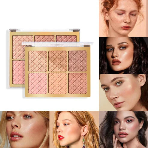 6 Color Square Face Palette